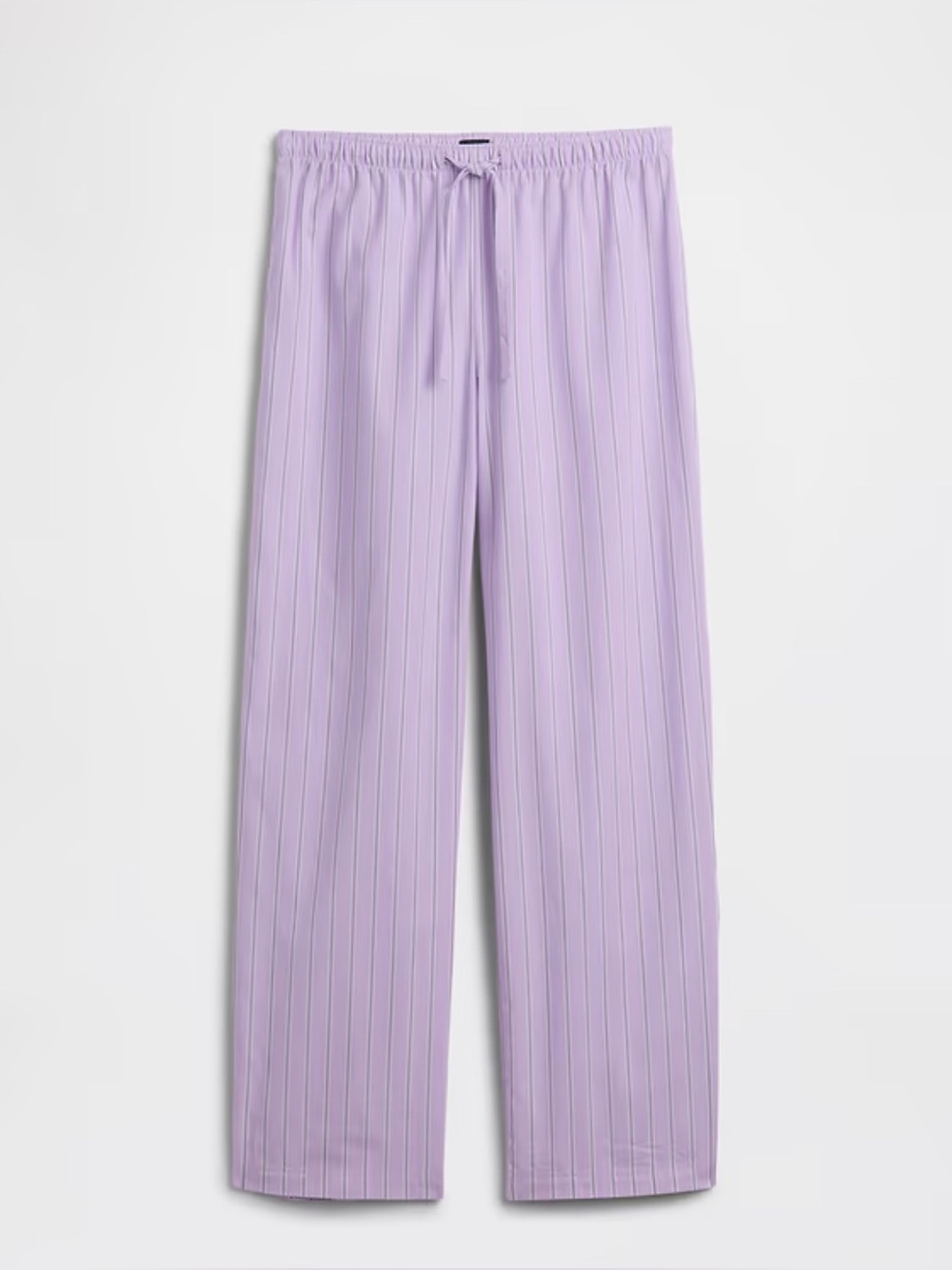 GAP Poplin Lilac Wide-Leg Pinstripe Pants, XS